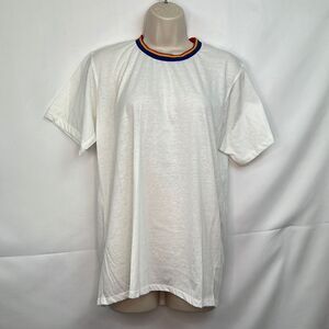 Camp Collection Love is Love Rainbow Crew Neck tee with bracelet NWT size Large